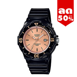 CASIO นาฬิกาคาสิโอ นาฬิกาข้อมือ นาฬิกากันน้ำ นาฬิกาของแท้ ประกันศูนย์ CMG 1 ปี รุ่น LRW-200H-9E2 นาฬิกาสีดำ
