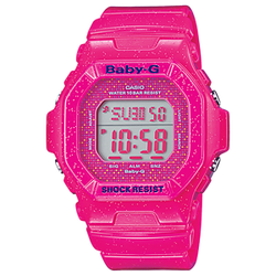 CASIO BABY-G นาฬิกาข้อมือ นาฬิกากันน้ำ นาฬิกาของแท้ ประกันศูนย์ CMG 1 ปี รุ่น BG-5600GL-4D นาฬิกาสีชมพู