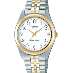 CASIO นาฬิกาคาสิโอ นาฬิกาข้อมือ นาฬิกากันน้ำ นาฬิกาของแท้ ประกันศูนย์ CMG 1 ปี รุ่น MTP-1129G-7B นาฬิกาสีเงิน