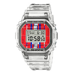 CASIO G-SHOCK นาฬิกาข้อมือ นาฬิกากันน้ำ นาฬิกาของแท้ ประกันศูนย์ CMG 1 ปี รุ่น DWE-5600KS-7D นาฬิกาสีใส