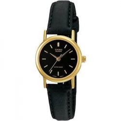 CASIO นาฬิกาคาสิโอ นาฬิกาข้อมือ นาฬิกากันน้ำ นาฬิกาของแท้ ประกันศูนย์ CMG 1 ปี รุ่น LTP-1095Q-1A นาฬิกาสีดำ