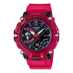 CASIO G-SHOCK นาฬิกาข้อมือ นาฬิกากันน้ำ นาฬิกาของแท้ ประกันศูนย์ CMG 1 ปี รุ่น GA-2200SKL-4A นาฬิกาสีแดง