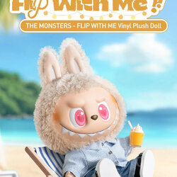 POP MART THE MONSTERS - FLIP WITH ME Vinyl Plush Doll LABUBU ลาบูบู้ฟลิป FLIP WITH ME