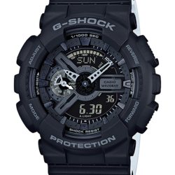 CASIO G-SHOCK นาฬิกาข้อมือ นาฬิกากันน้ำ นาฬิกาของแท้ ประกันศูนย์ CMG 1 ปี รุ่น GA-110LP-1A นาฬิกาสีดำ