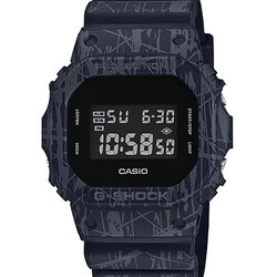CASIO G-SHOCK นาฬิกาข้อมือ นาฬิกากันน้ำ นาฬิกาของแท้ ประกันศูนย์ CMG 1 ปี รุ่น DW-5600SL-1D นาฬิกาสีดำ