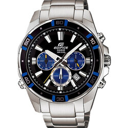 CASIO EDIFICE นาฬิกาข้อมือ นาฬิกากันน้ำ นาฬิกาของแท้ ประกันศูนย์ CMG 1 ปี รุ่น EFR-534D-1A2 นาฬิกาสีเงิน