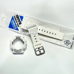 CASIO GENUINE FACTORY CASIO REPLACEMENT อะไหล่นาฬิกา BABY-G พร้อมส่ง รุ่น BA-112-7 ชุดสายสีขาว