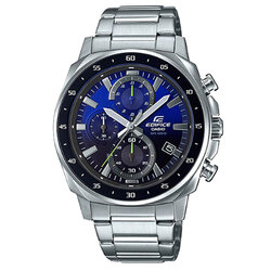 CASIO EDIFICE นาฬิกาข้อมือ นาฬิกากันน้ำ นาฬิกาของแท้ ประกันศูนย์ CMG 1 ปี รุ่น EFV-600D-2A นาฬิกาสีเงิน