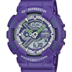CASIO G-SHOCK นาฬิกาข้อมือ นาฬิกากันน้ำ นาฬิกาของแท้ ประกันศูนย์ CMG 1 ปี รุ่น GA-110DN-6A นาฬิกาสีม่วง