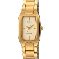 CASIO นาฬิกาคาสิโอ นาฬิกาข้อมือ นาฬิกากันน้ำ นาฬิกาของแท้ ประกันศูนย์ CMG 1 ปี รุ่น LTP-1165N-9C นาฬิกาสีทอง