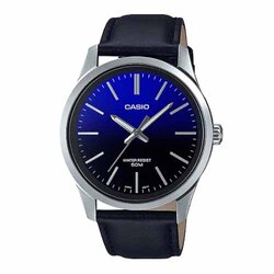 CASIO นาฬิกาคาสิโอ นาฬิกาข้อมือ นาฬิกากันน้ำ นาฬิกาของแท้ ประกันศูนย์ CMG 1 ปี รุ่น MTP-E180L-2A นาฬิกาสีดำ