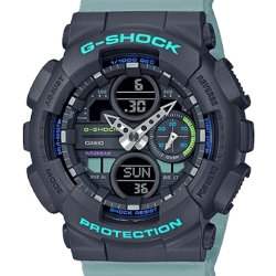 CASIO G-SHOCK นาฬิกาข้อมือ นาฬิกากันน้ำ นาฬิกาของแท้ ประกันศูนย์ CMG 1 ปี รุ่น GMA-S140-2A นาฬิกาสีฟ้า