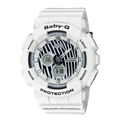 CASIO BABY-G นาฬิกาข้อมือ นาฬิกากันน้ำ นาฬิกาของแท้ ประกันศูนย์ CMG 1 ปี รุ่น BA-120WLP-7A นาฬิกาสีขาว