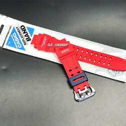 CASIO GENUINE FACTORY CASIO REPLACEMENT อะไหล่นาฬิกา G-SHOCK รุ่น GA-1100-2A กรอบสายสีแดง