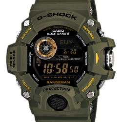 CASIO G-SHOCK นาฬิกาข้อมือ นาฬิกากันน้ำ นาฬิกาของแท้ ประกันศูนย์ CMG 1 ปี รุ่น GW-9400-3 สีเขียวขี้ม้า