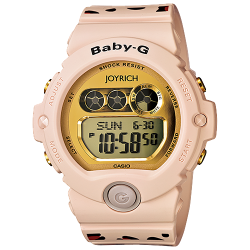 CASIO BABY-G นาฬิกาข้อมือ นาฬิกากันน้ำ นาฬิกาของแท้ ประกันศูนย์ CMG 1 ปี รุ่น BG-6900JR-4C นาฬิกาสีชมพู