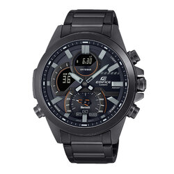 CASIO EDIFICE นาฬิกาข้อมือ นาฬิกากันน้ำ นาฬิกาของแท้ ประกันศูนย์ CMG 1 ปี รุ่น ECB-30DC-1A นาฬิกาสีดำ
