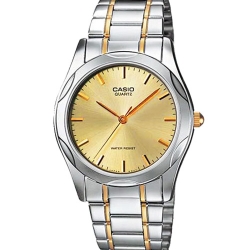 CASIO นาฬิกาคาสิโอ นาฬิกาข้อมือ นาฬิกากันน้ำ นาฬิกาของแท้ ประกันศูนย์ CMG 1 ปี รุ่น MTP-1275SG-9A นาฬิกาสีเงิน