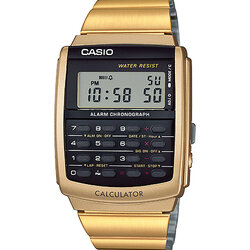 CASIO นาฬิกาคาสิโอ นาฬิกาข้อมือ นาฬิกากันน้ำ นาฬิกาของแท้ ประกันศูนย์ CMG 1 ปี รุ่น CA-506G-9A นาฬิกาสีทอง