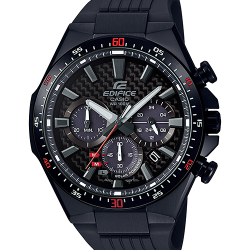 CASIO EDIFICE นาฬิกาข้อมือ นาฬิกากันน้ำ นาฬิกาของแท้ ประกันศูนย์ CMG 1 ปี รุ่น EQS-800CPB-1A นาฬิกาสีดำ
