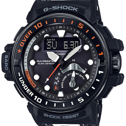CASIO G-SHOCK นาฬิกาข้อมือ นาฬิกากันน้ำ นาฬิกาของแท้ ประกันศูนย์ CMG 1 ปี รุ่น GWN-Q1000MC-1A นาฬิกาสีดำ