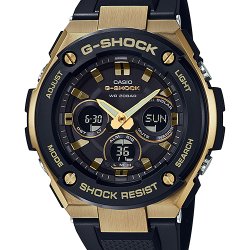 CASIO G-SHOCK นาฬิกาข้อมือ นาฬิกากันน้ำ นาฬิกาของแท้ ประกันศูนย์ CMG 1 ปี รุ่น GST-S300G-1A9 นาฬิกาสีดำ