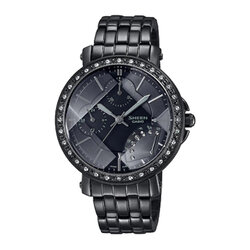 CASIO SHEEN นาฬิกาข้อมือ นาฬิกากันน้ำ นาฬิกาของแท้ ประกันศูนย์ CMG 1 ปี รุ่น SHN-3011BB-1 นาฬิกาสีดำ