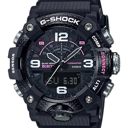 CASIO G-SHOCK นาฬิกาข้อมือ นาฬิกากันน้ำ นาฬิกาของแท้ ประกันศูนย์ CMG 1 ปี รุ่น GG-B100BTN-1A นาฬิกาสีดำ