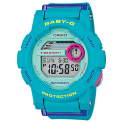 CASIO BABY-G นาฬิกาข้อมือ นาฬิกากันน้ำ นาฬิกาของแท้ ประกันศูนย์ CMG 1 ปี รุ่น BGD-180FB-2D นาฬิกาสีเขียว