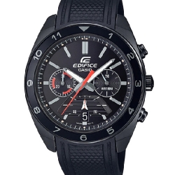 CASIO EDIFICE นาฬิกาข้อมือ นาฬิกากันน้ำ นาฬิกาของแท้ ประกันศูนย์ CMG 1 ปี รุ่น EFV-590PB-1A นาฬิกาสีดำ