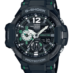 CASIO G-SHOCK นาฬิกาข้อมือ นาฬิกากันน้ำ นาฬิกาของแท้ ประกันศูนย์ CMG 1 ปี รุ่น GA-1100-1A3 นาฬิกาสีดำ