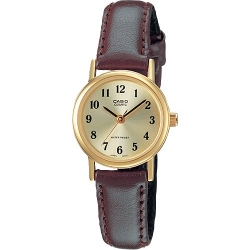 CASIO นาฬิกาคาสิโอ นาฬิกาข้อมือ นาฬิกากันน้ำ นาฬิกาของแท้ ประกันศูนย์ CMG 1 ปี รุ่น LTP-1095Q-9B1 นาฬิกาสีทอง