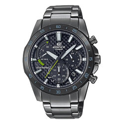 CASIO EDIFICE นาฬิกาข้อมือ นาฬิกากันน้ำ นาฬิกาของแท้ ประกันศูนย์ CMG 1 ปี รุ่น EQS-930DC-1A นาฬิกาสีดำ