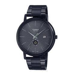 CASIO นาฬิกาคาสิโอ นาฬิกาข้อมือ นาฬิกากันน้ำ นาฬิกาของแท้ ประกันศูนย์ CMG 1 ปี รุ่น MTP-B125B-8A นาฬิกาสีดำ