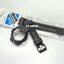CASIO GENUINE FACTORY CASIO REPLACEMENT อะไหล่นาฬิกา G-SHOCK รุ่น GBA-800-8 กรอบสายสีเทา
