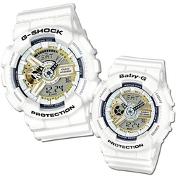CASIO LOVESET นาฬิกาข้อมือ นาฬิกากันน้ำ นาฬิกาของแท้ ประกันศูนย์ CMG 1 ปี รุ่น LOV-16A-7A นาฬิกาสีขาว