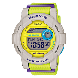 CASIO BABY-G นาฬิกาข้อมือ นาฬิกากันน้ำ นาฬิกาของแท้ ประกันศูนย์ CMG 1 ปี รุ่น BGD-180-3D นาฬิกาสีเหลือง
