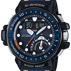 CASIO G-SHOCK นาฬิกาข้อมือ นาฬิกากันน้ำ นาฬิกาของแท้ ประกันศูนย์ CMG 1 ปี รุ่น GWN-Q1000-1A นาฬิกาสีดำ