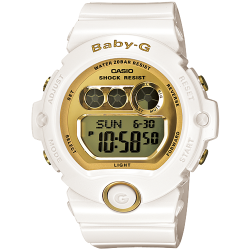 CASIO BABY-G นาฬิกาข้อมือ นาฬิกากันน้ำ นาฬิกาของแท้ ประกันศูนย์ CMG 1 ปี รุ่น BG-6901-7D นาฬิกาสีขาว