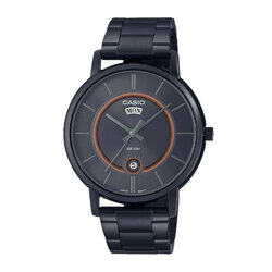 CASIO นาฬิกาคาสิโอ นาฬิกาข้อมือ นาฬิกากันน้ำ นาฬิกาของแท้ ประกันศูนย์ CMG 1 ปี รุ่น MTP-B120B-8A นาฬิกาสีดำ