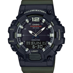 CASIO นาฬิกาคาสิโอ นาฬิกาข้อมือ นาฬิกากันน้ำ นาฬิกาของแท้ ประกันศูนย์ CMG 1 ปี รุ่น HDC-700-3A นาฬิกาสีดำ