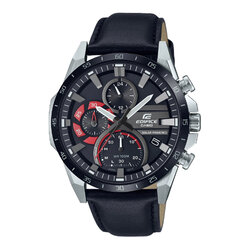 CASIO EDIFICE นาฬิกาข้อมือ นาฬิกากันน้ำ นาฬิกาของแท้ ประกันศูนย์ CMG 1 ปี รุ่น EQS-940BL-1A นาฬิกาสีดำ