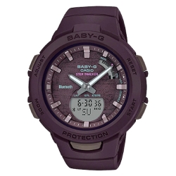 CASIO BABY-G นาฬิกาข้อมือ นาฬิกากันน้ำ นาฬิกาของแท้ ประกันศูนย์ CMG 1 ปี รุ่น BSA-B100AC-5A นาฬิกาสีแดง