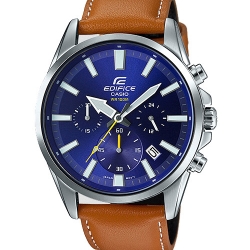 CASIO EDIFICE นาฬิกาข้อมือ นาฬิกากันน้ำ นาฬิกาของแท้ ประกันศูนย์ CMG 1 ปี รุ่น EFV-510L-2A นาฬิกาสีน้ำตาล