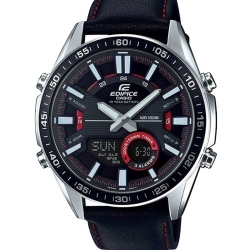 CASIO EDIFICE นาฬิกาข้อมือ นาฬิกากันน้ำ นาฬิกาของแท้ ประกันศูนย์ CMG 1 ปี รุ่น EFV-C100L-1A นาฬิกาสีดำ