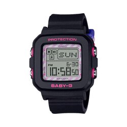 CASIO MID YEAR SALE BABY-G พร้อมส่ง นาฬิกาข้อมือ นาฬิกากันน้ำ นาฬิกาของแท้ ประกันศูนย์ CMG 1 ปี รุ่น BGD-10KKM-1 นาฬิกาสีดำ