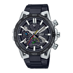 CASIO EDIFICE นาฬิกาข้อมือ นาฬิกากันน้ำ นาฬิกาของแท้ ประกันศูนย์ CMG 1 ปี รุ่น EQB-2000DC-1A นาฬิกาสีดำ