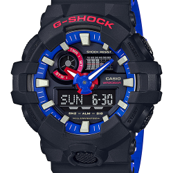CASIO G-SHOCK นาฬิกาข้อมือ นาฬิกากันน้ำ นาฬิกาของแท้ ประกันศูนย์ CMG 1 ปี รุ่น GA-700LT-1A นาฬิกาสีดำ