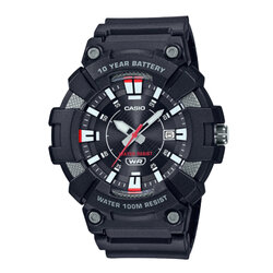 CASIO นาฬิกาคาสิโอ นาฬิกาข้อมือ นาฬิกากันน้ำ นาฬิกาของแท้ ประกันศูนย์ CMG 1 ปี รุ่น MW-610H-1AV นาฬิกาสีดำ