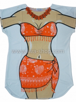 เสื้อสกรีนบิกินี่ ลายชุดฮาวายส้ม เสื้อลายบิกินี่ เสื้อยืดลายบิกินี่ เสื้อสกรีนลายบิกินี่ เสื้อลายชุดว่ายน้ำ เสื้อฮาๆ พิมพ์ลายเซ็กซี่ ชุดเดรสลายบิกินี่ ชุดไปทะเล ชุดเที่ยวทะเล เสื้อผ้าไปทะเล